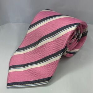 Ermenegildo Zegna 100% Silk Men’s Neck Tie Pink